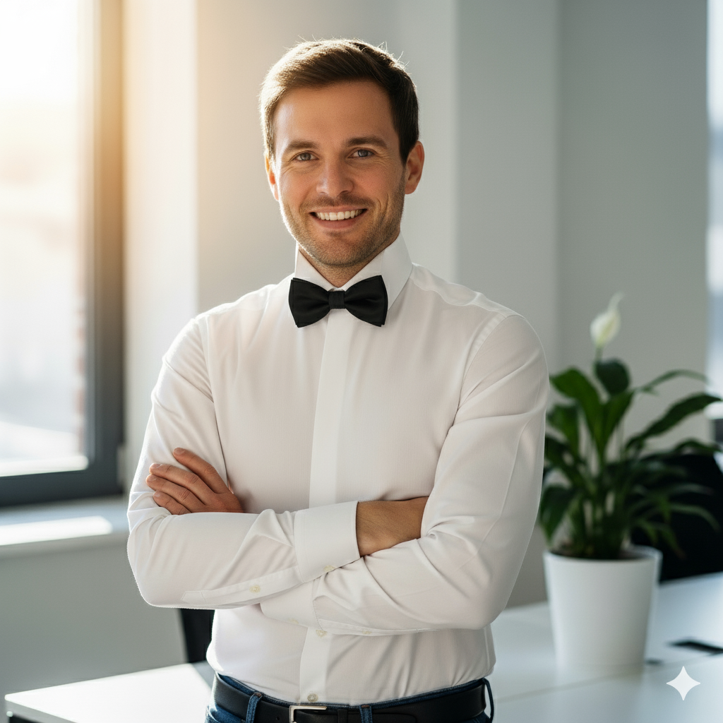 La Chemise à Col Cassé : L'Élégance de la Cérémonie