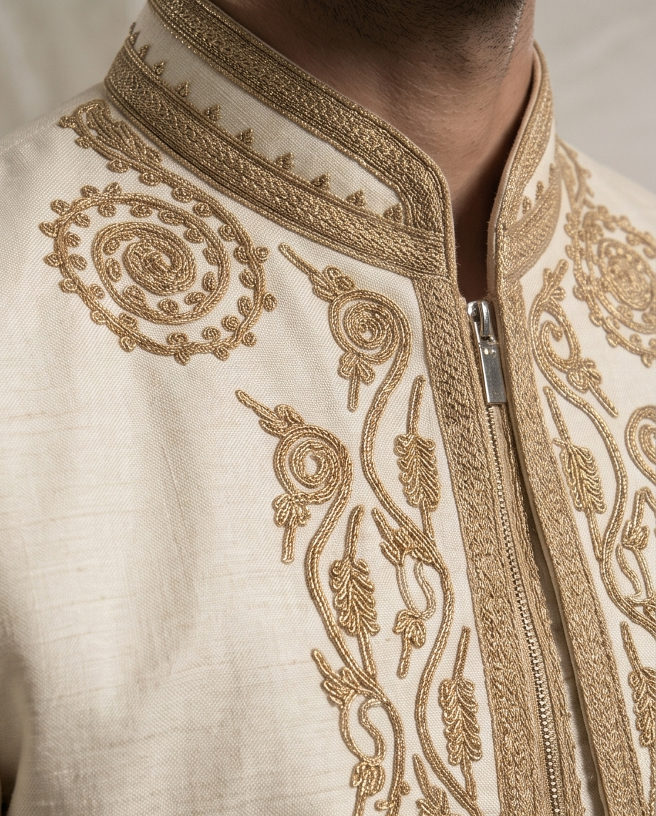 Chef‑d’Œuvre Artisanal – Beige & Marron