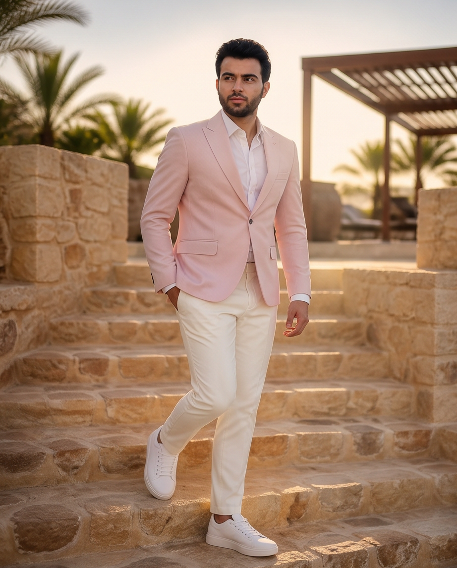 Blazer Élégance Rosée – Style Chic & Moderne