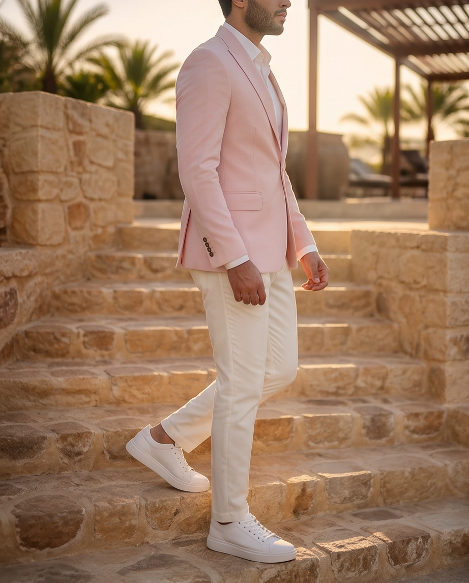 Blazer Élégance Rosée – Style Chic & Moderne