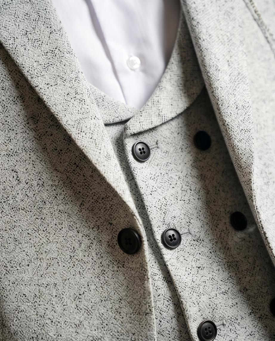 Costume Skinny Vers Gris – Élégance Slim & Moderne