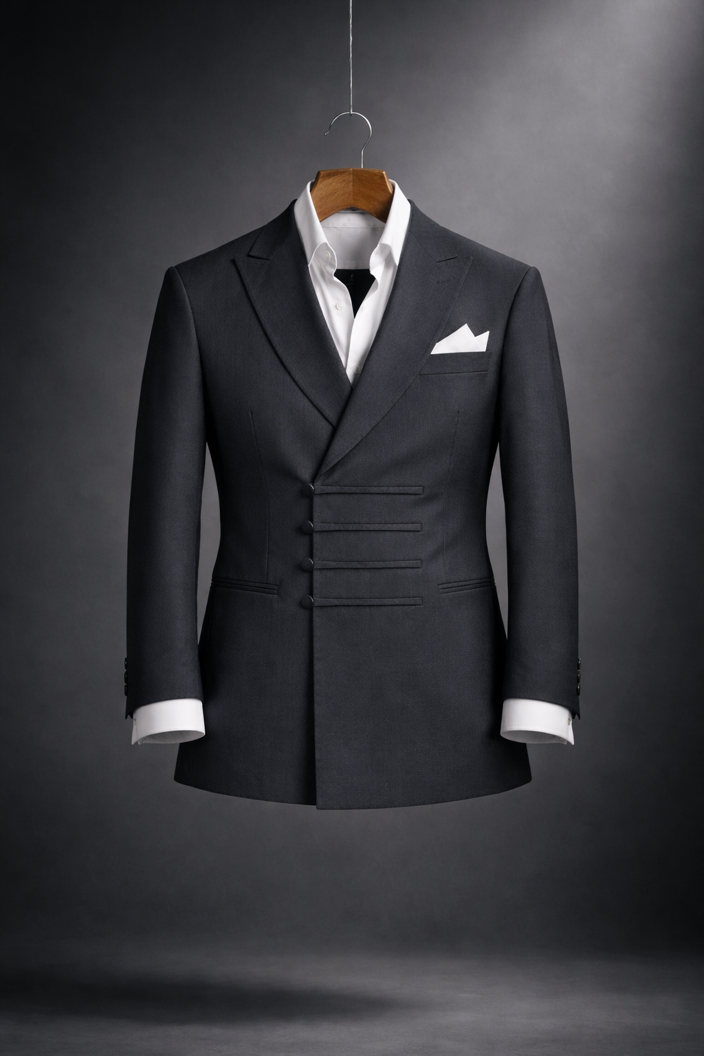 L’Allure du Gentleman : Costume Croisé 4 Boutons