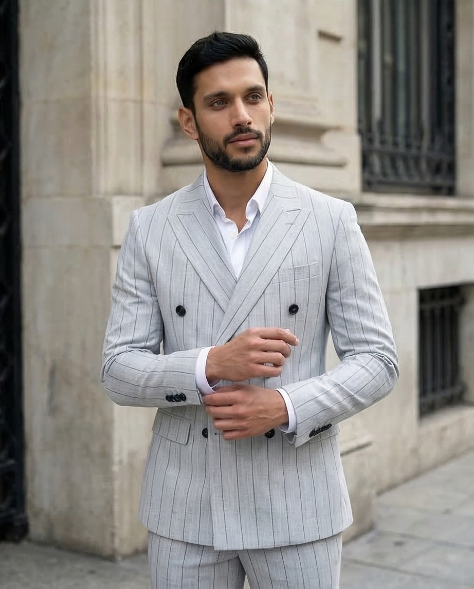 Costume Gris - Élégance Moderne