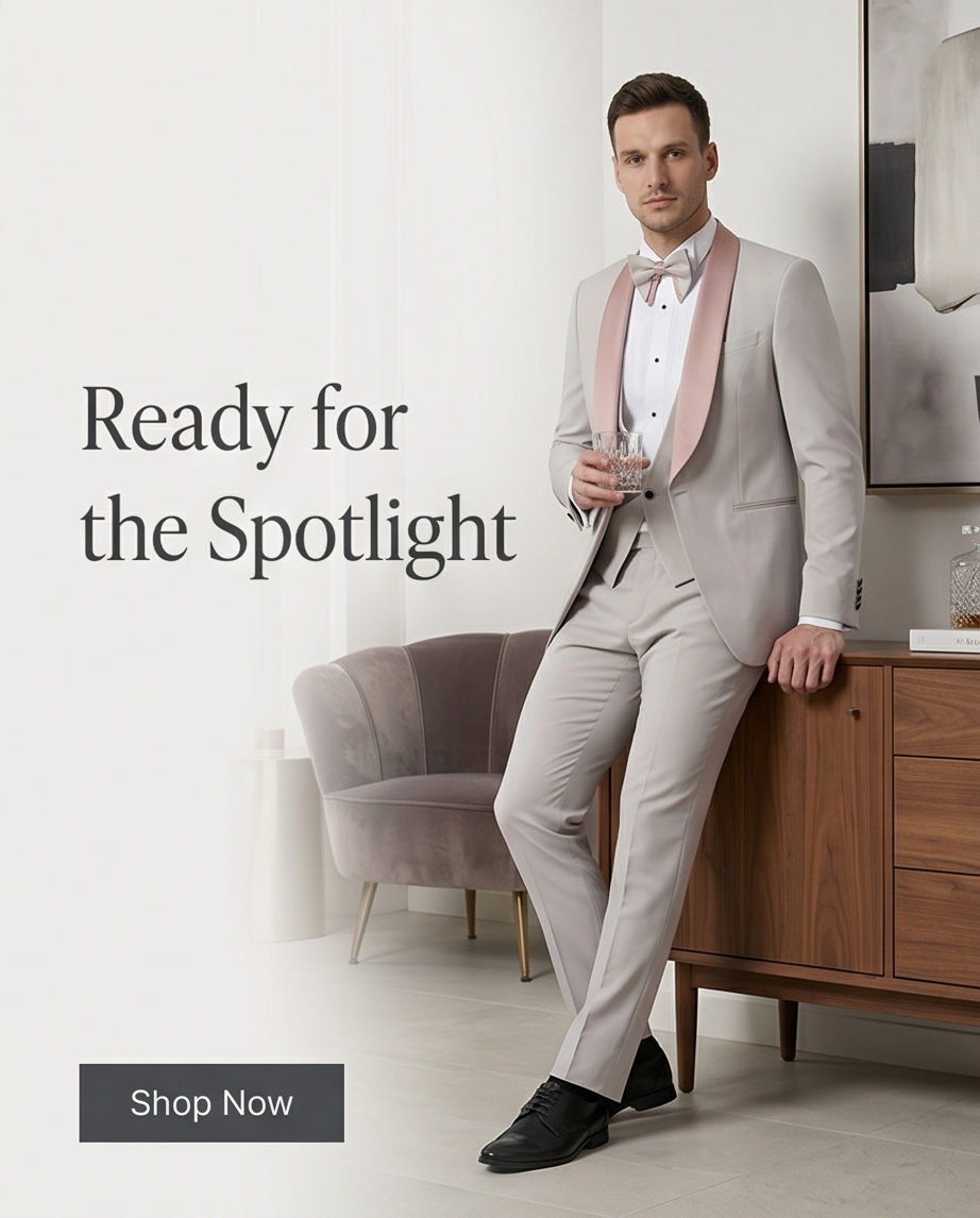 Costume Beige Col Châle – Élégance Raffinée 3 Pièces