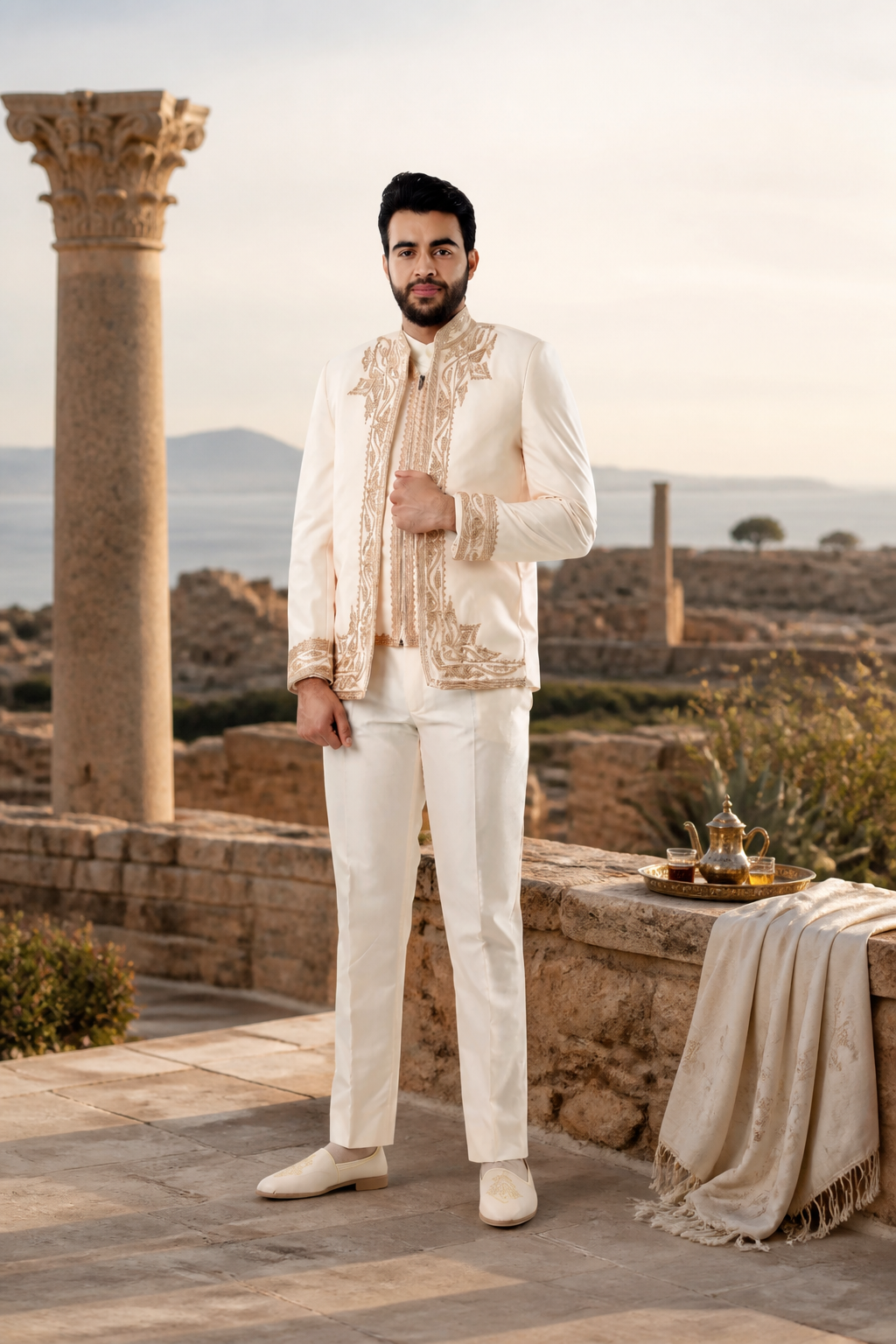 Tenue Traditionnelle Tunisienne – Élégance Naturelle
