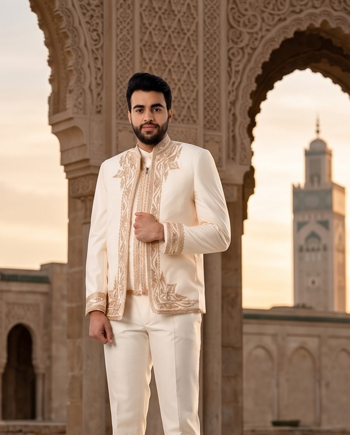 Tenue Traditionnelle Tunisienne – Élégance Naturelle