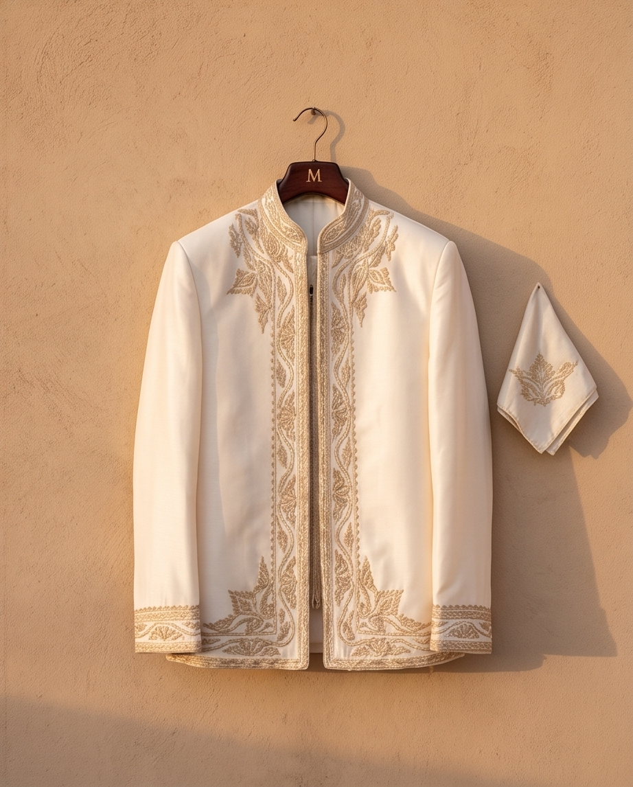 Tenue Traditionnelle Tunisienne – Élégance Naturelle