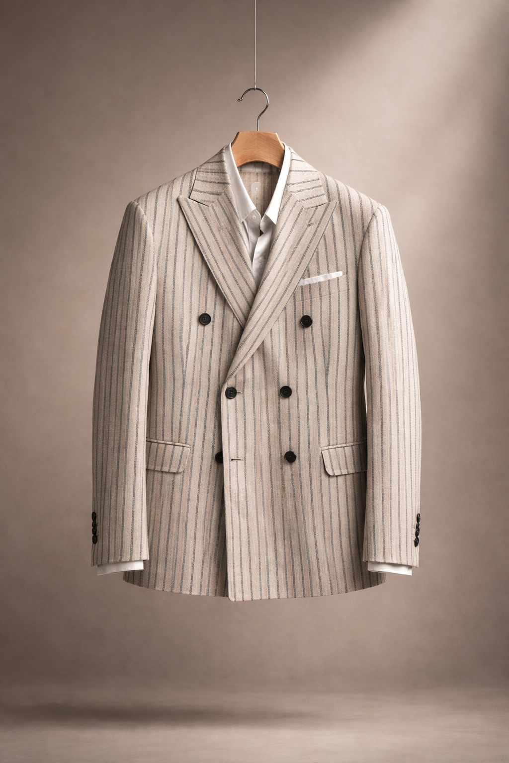 Costume Croisé Bleu – Coupe Moderne et Raffinée