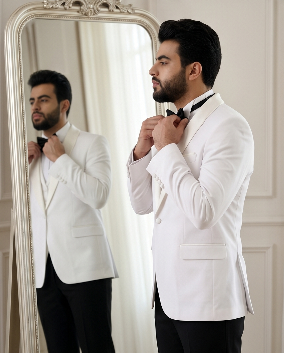 Costume Classique & Chic blanche