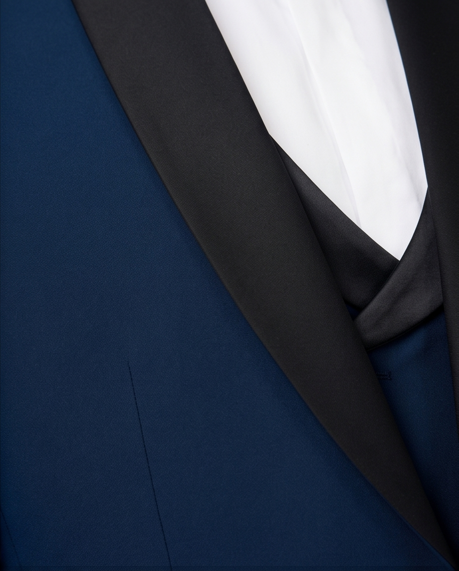 Bleu Nuit Signature – Smoking 3 Pièces