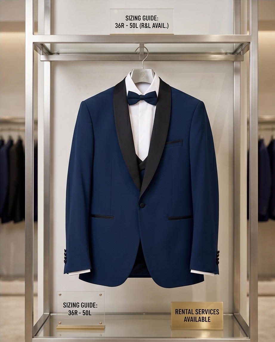 Bleu Nuit Signature – Smoking 3 Pièces