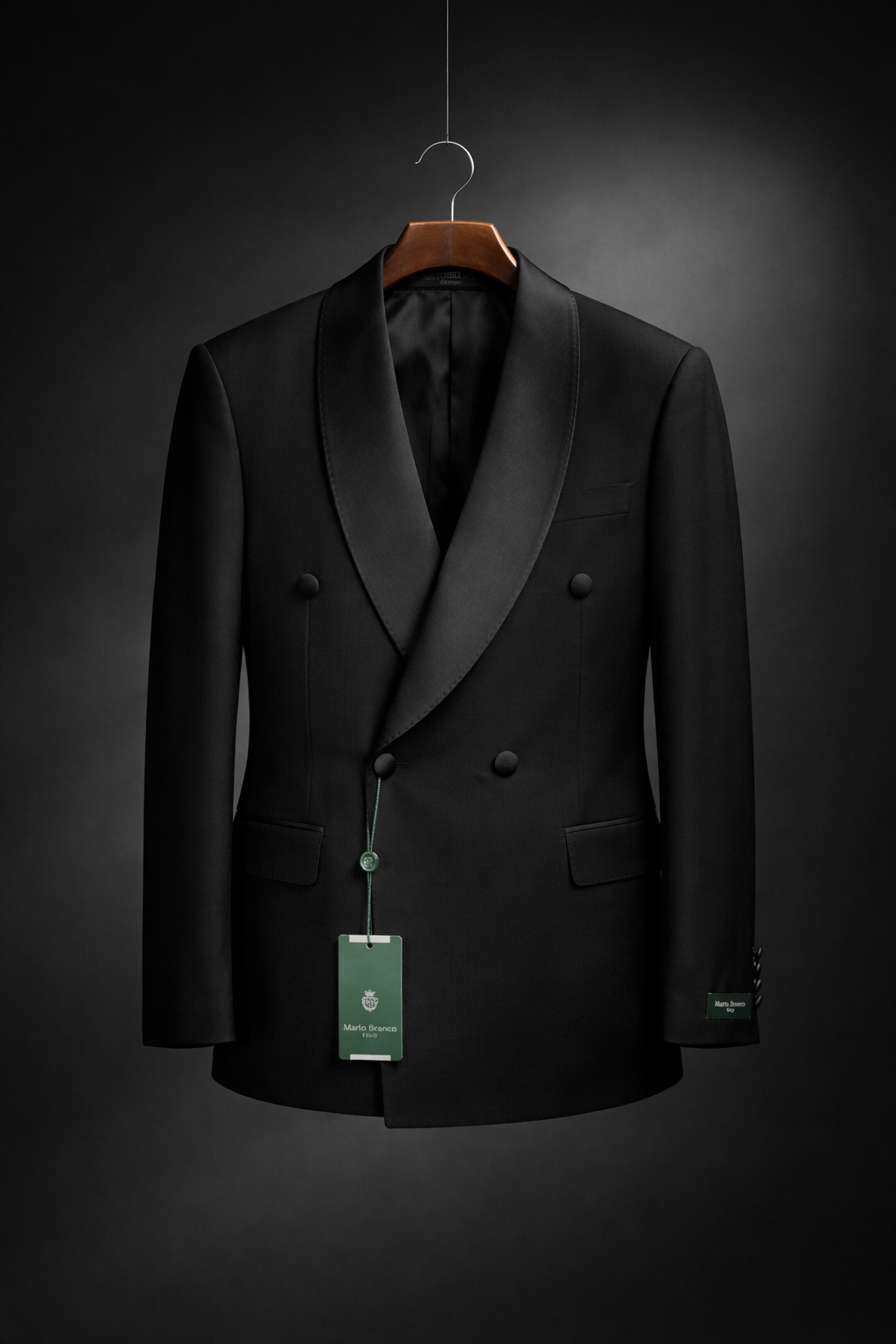 Smoking Noir Col Châle Satin – Signature Luxe