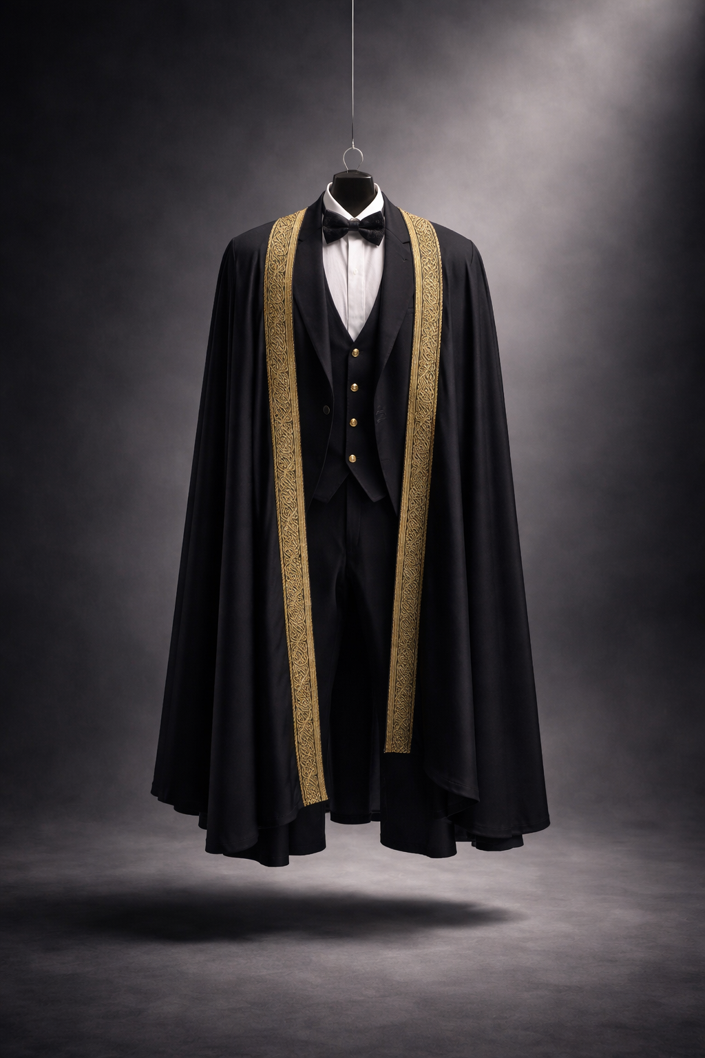 Costume 3 pièces élégant avec boutons dorés
