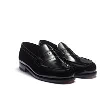Chaussure en Cuir Lissé Noir